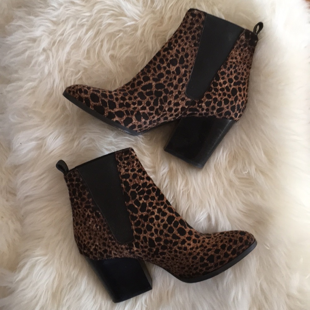 The Kooples Leopard Ankle Boot Size 40